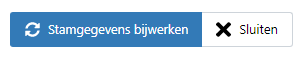 Blauwe knop stamgegevens bijwerken.
