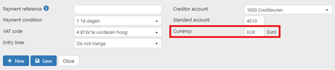 TriFact365 foreign currency